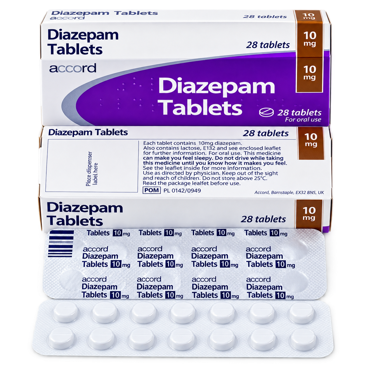 Diazepam 10mg - UK Brand