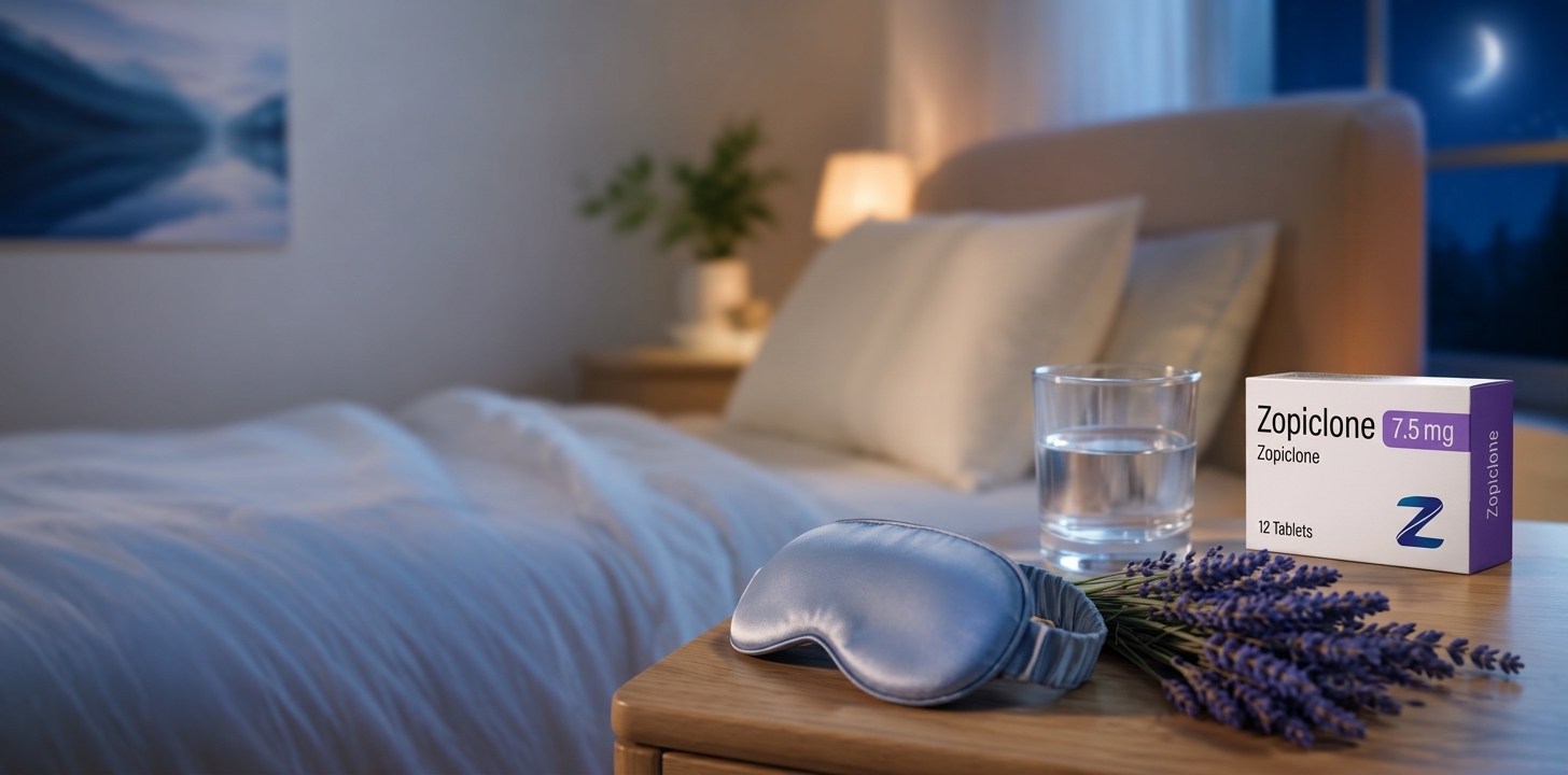 Peaceful premium bedroom in the evening with warm bedside light